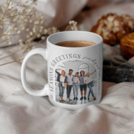 Taza De Café Navidades de fotografía de arte moderno de negocio