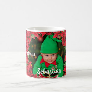 Taza De Café Navidades de fotografía para niños/bebés personali