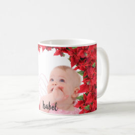 Taza De Café Navidades de fotografía para niños/bebés personali