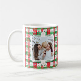 Taza De Café Navidades de fotografía personalizados Nombre de f