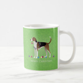 Taza De Café Navidades de Foxhound estadounidenses - Perro trav