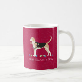 Taza De Café Navidades de Foxhound ingleses