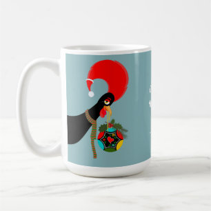 Taza De Café Navidades de gallos portugueses holly bauble