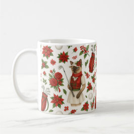 Taza De Café Navidades de Gato Golfer temática para amante de l