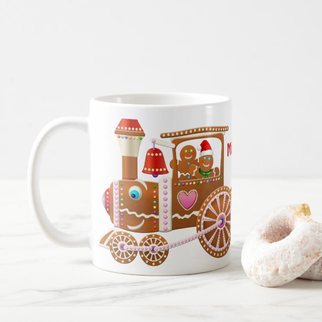Taza De Café Navidades de Gingerbread (Con donut)