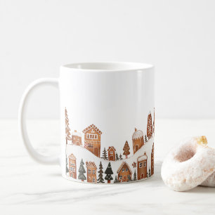 Taza De Café Navidades de Gingerbread Town Mug
