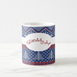 Taza De Café Navidades de Glaedelig Jul Sweater Knit
