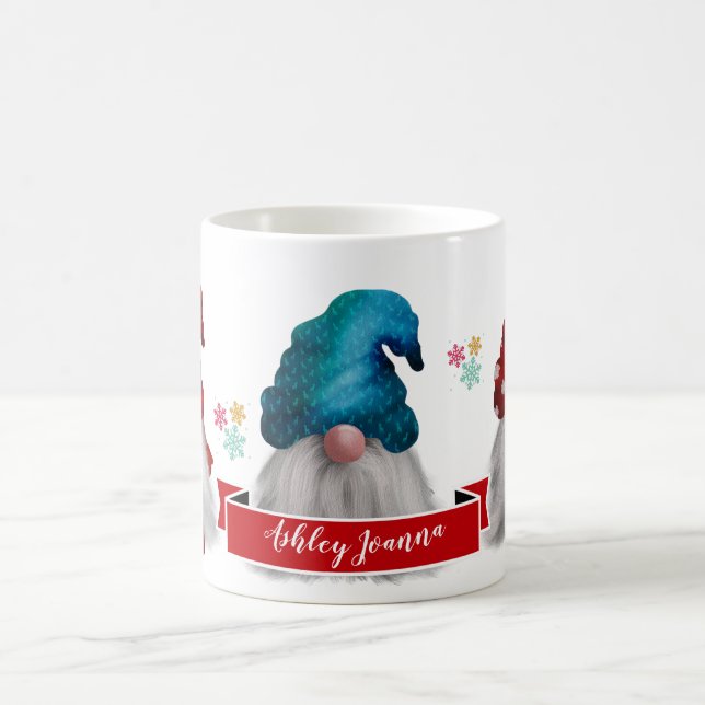 Taza De Café Navidades de Gnome Cute dan Café Mug (Centro)