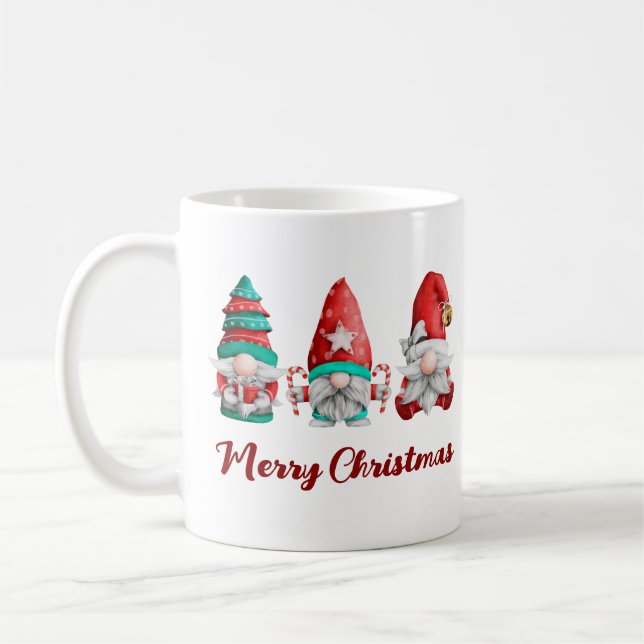 Taza De Café Navidades de Gnomes Nórdicos (Izquierda)