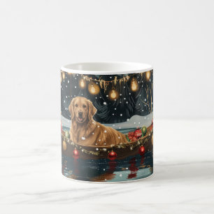 Taza De Café Navidades de Golden Retriever