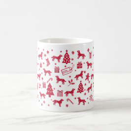 Taza De Café Navidades de Golden Retriever
