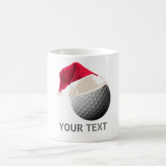 Taza De Café navidades de golf (Centro)