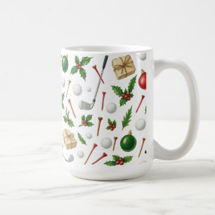 Taza De Café Navidades de golf temáticos con regalos de bolas p