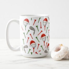 Taza De Café Navidades de golf temáticos con regalos de bolas p