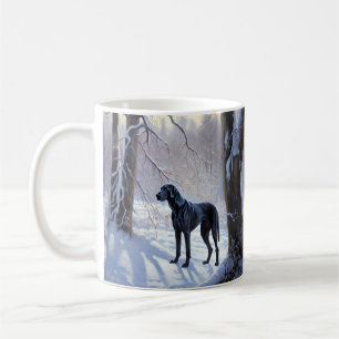 Taza De Café Navidades de Great Dane Let It Snow