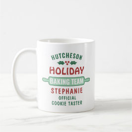 Taza De Café Navidades de Holiday Baking Team Cookie Fiesta Cut