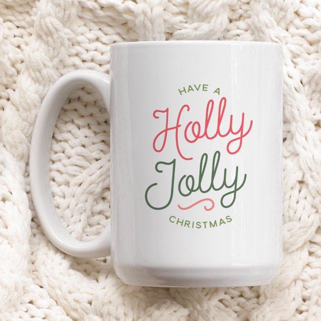 Taza De Café Navidades de Holly Jolly (Subido por el creador)