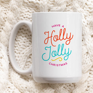 Taza De Café Navidades de Holly Jolly