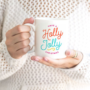 Taza De Café Navidades de Holly Jolly