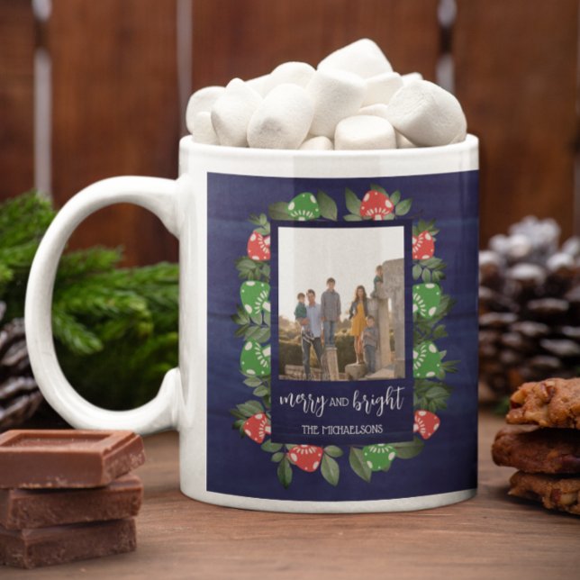 Taza De Café Navidades de hongos singulares rusticos de Woodlan (Subido por el creador)