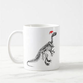 Taza De Café Navidades de Iguanodon (Dinosaurio)