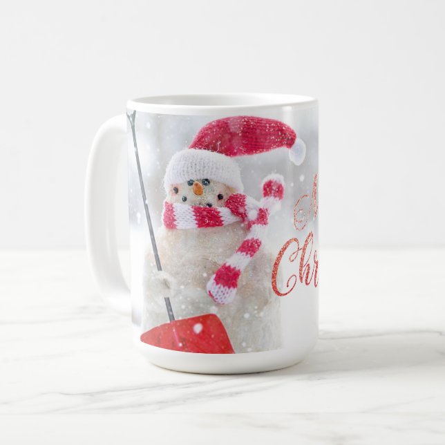 Taza De Café Navidades de invierno Coffee Mug (Anverso izquierdo)