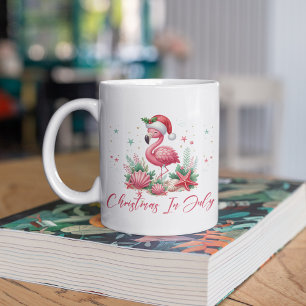 Taza De Café Navidades de Julio Flamingo
