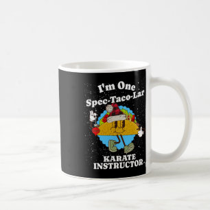 Taza De Café Navidades de Karate Instructor Funny Taco Pun Cita