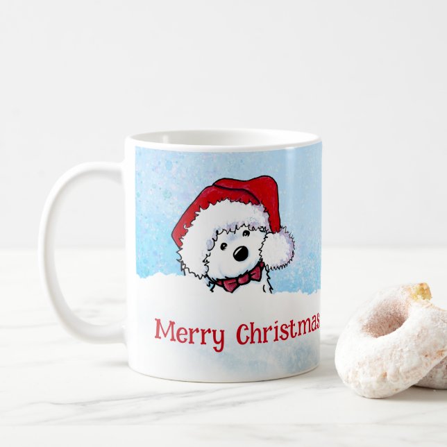 Taza De Café Navidades de KiniArt Havanese (Con donut)