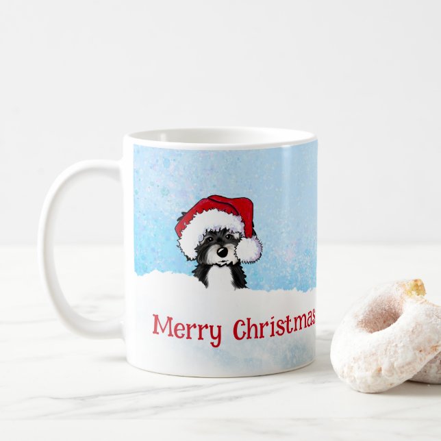 Taza De Café Navidades de KiniArt Havanese (Con donut)