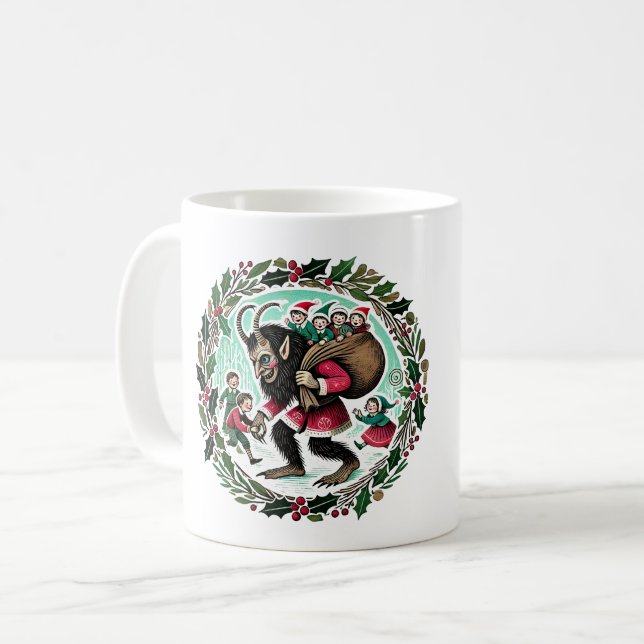 Taza De Café Navidades de Krampus (Anverso izquierdo)