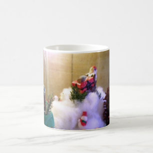 Taza De Café Navidades de la aldea de la nieve Café Mug