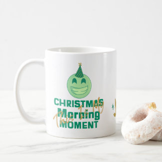 Taza De Café Navidades de la Emoji festiva 🎉