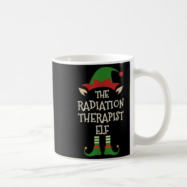 Taza De Café Navidades de la familia Elf Terapizadores de Radia (Derecha)