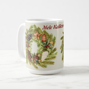 Taza De Café Navidades de la isla hawaiana Mele Kalikimaka