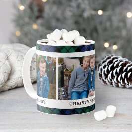 Taza De Café Navidades de la Marina y Personalizados de Green P