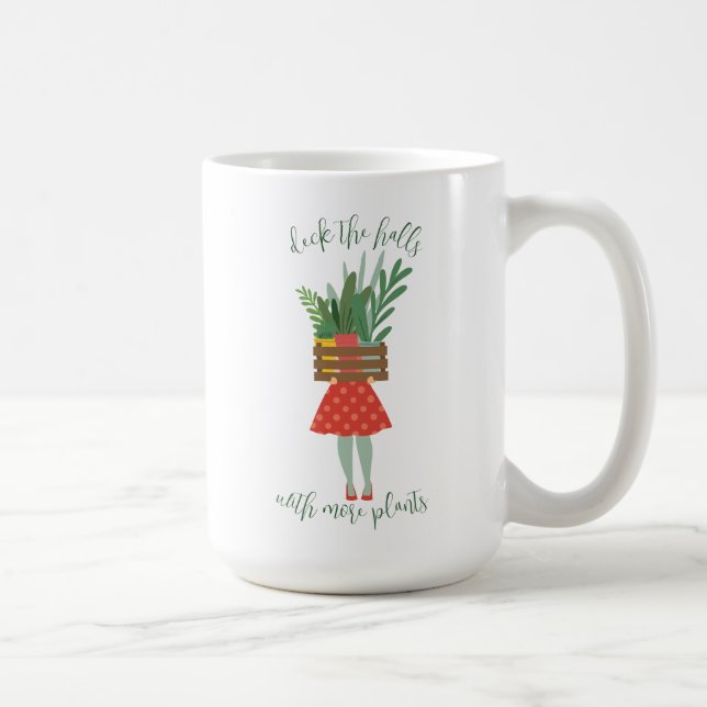 Taza De Café Navidades de la planta Coffee Mug (Derecha)