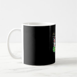 Taza De Café Navidades de la vaca bebé