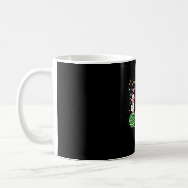 Taza De Café Navidades de la vaca bebé (Izquierda)