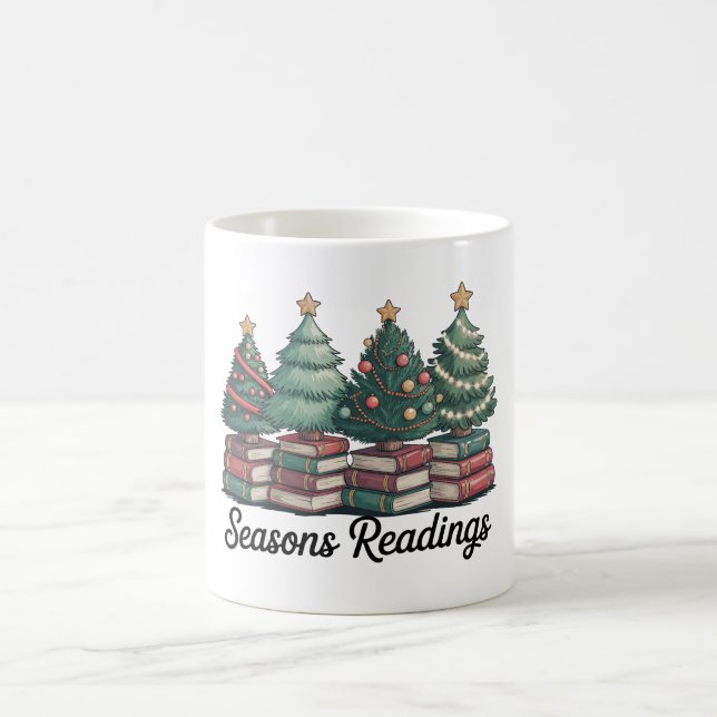 Taza De Café Navidades de lecturas de temporada Libros Club Vin (Centro)