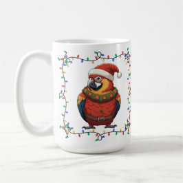 Taza De Café Navidades de loro de corte