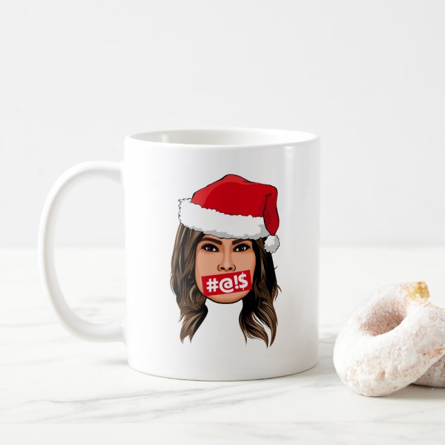 Taza De Café NAVIDADES de MELANIA TRUMP (Con donut)