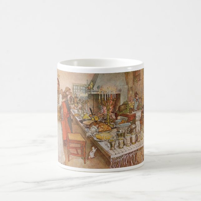 Taza De Café Navidades de Mug Eve Carl Larsson 1904 (Centro)