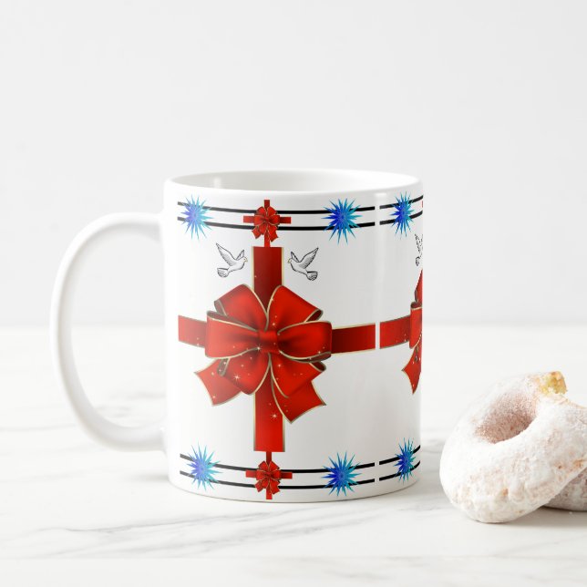 Taza De Café Navidades de música (Con donut)