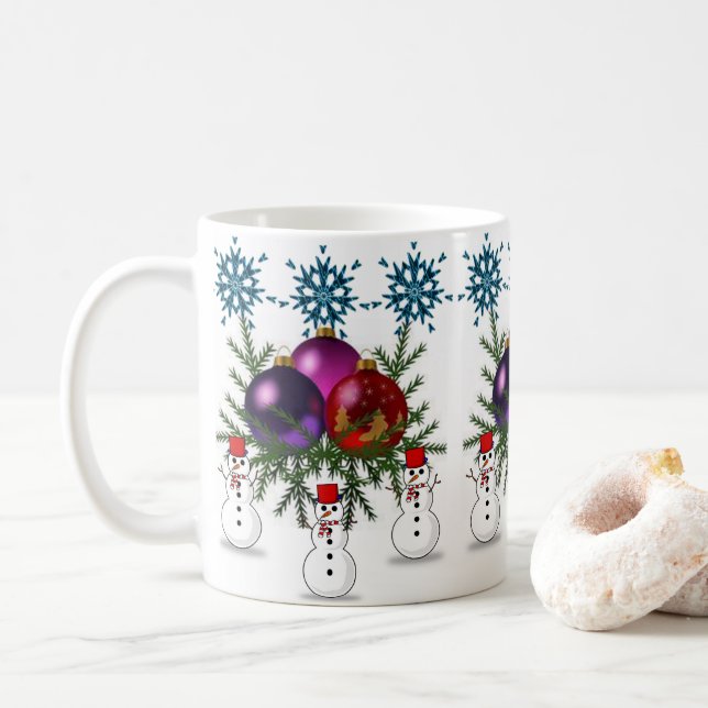 Taza De Café Navidades de música (Con donut)