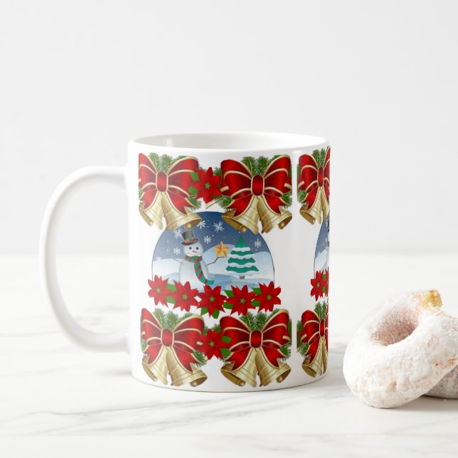 Taza De Café Navidades de música (Con donut)