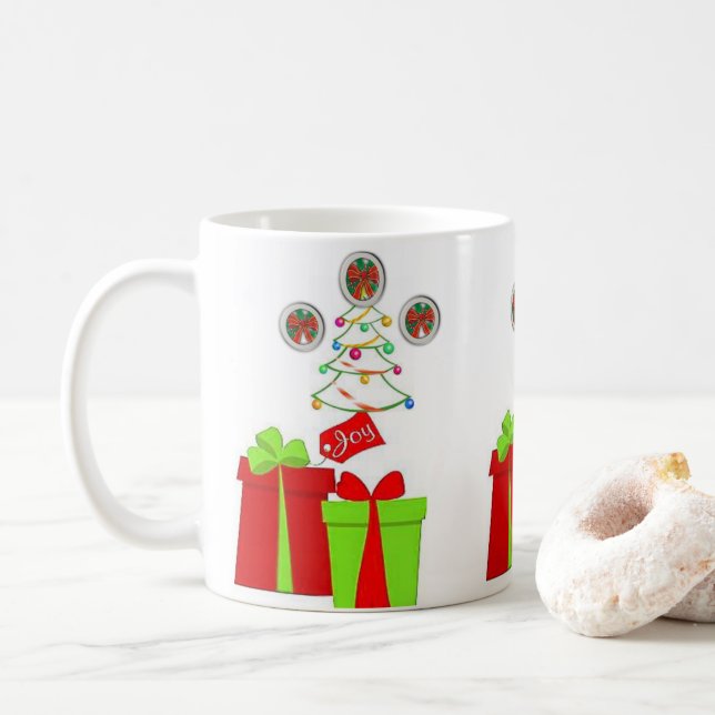 Taza De Café Navidades de música (Con donut)