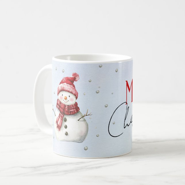 Taza De Café Navidades de nieve y nieve (Anverso izquierdo)