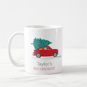 Taza De Café Navidades de niños curos feriados personalizados