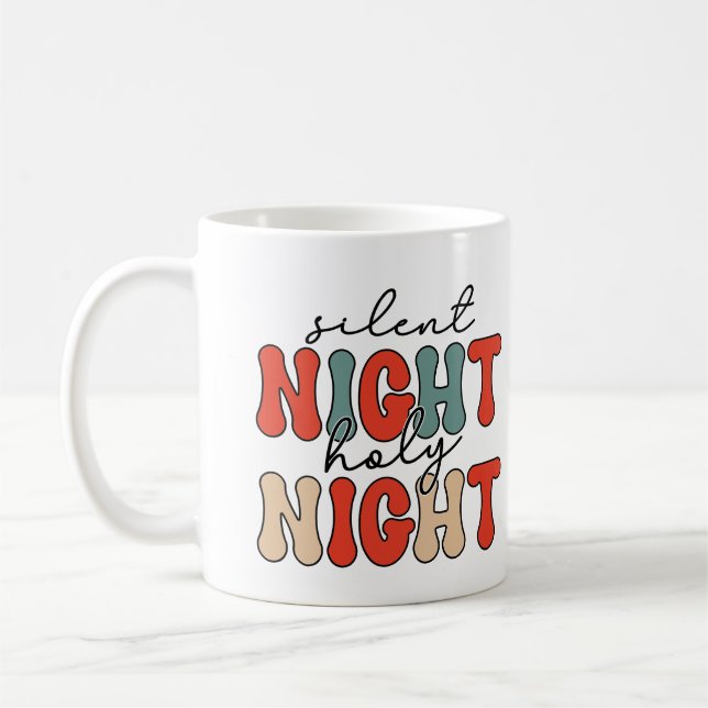 Taza De Café Navidades de Noche Santa (Izquierda)